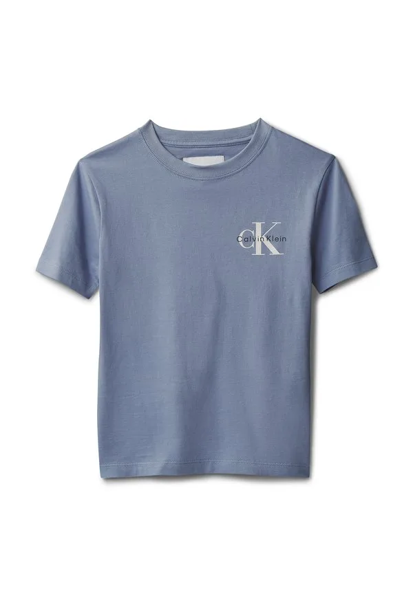 Футболка с монологотипом на груди, базовая футболка Calvin Klein Jeans, Infinity — фото 4