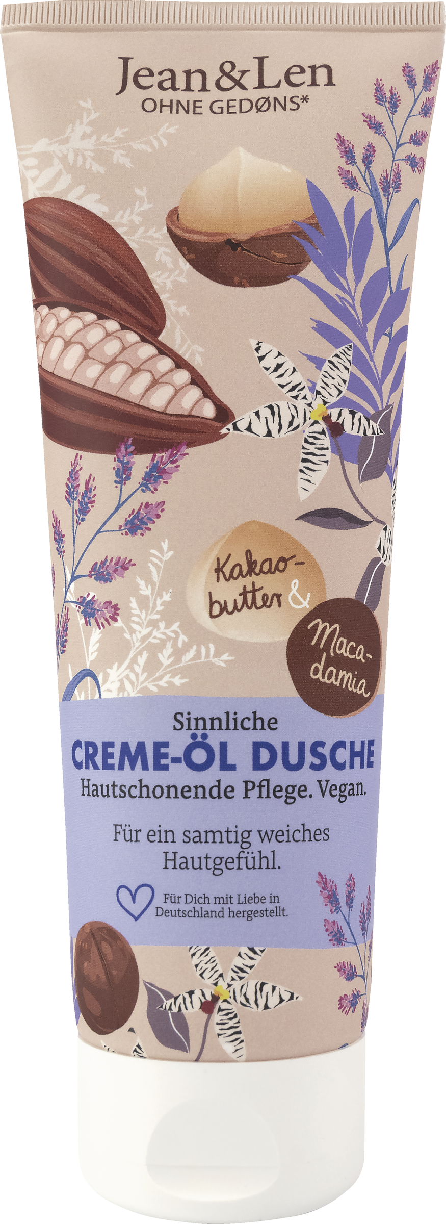 

Гель для душа Jean&Len Sinnliche Creme-Öl Dusche Kakaobutter Macadamia