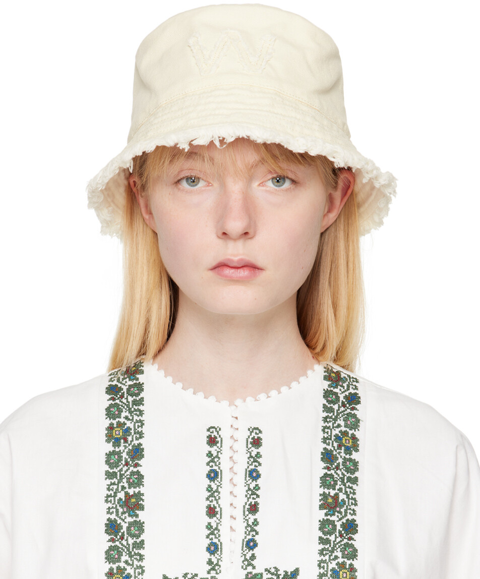 

Белая панама с потертостями Weekend Max Mara