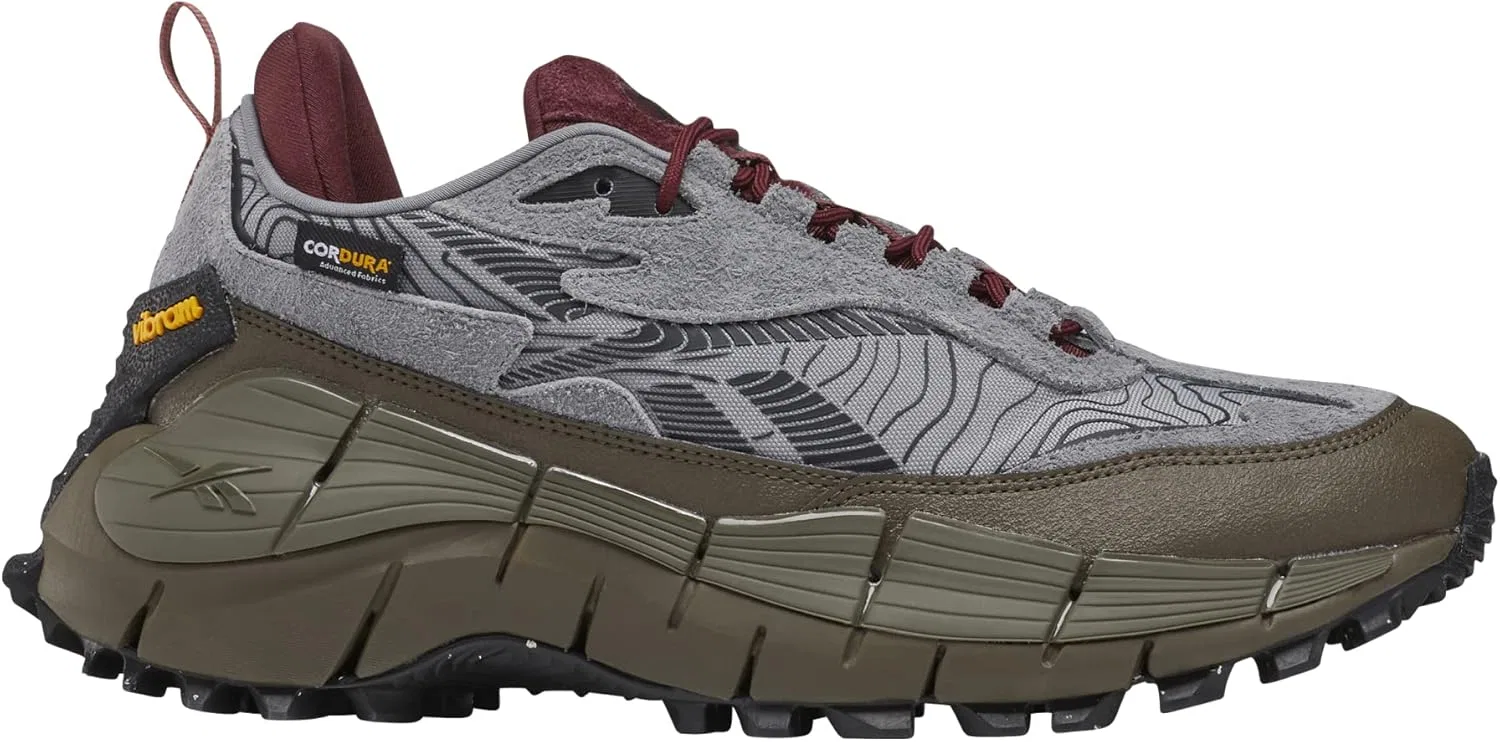 Кроссовки Reebok Unisex Zig Kinetica 2.5 Edge, Pure Grey Trek Grey