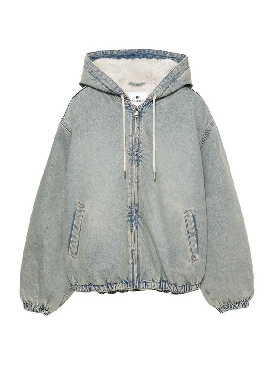 

Куртка межсезонная Pull&Bear, светло-голубой