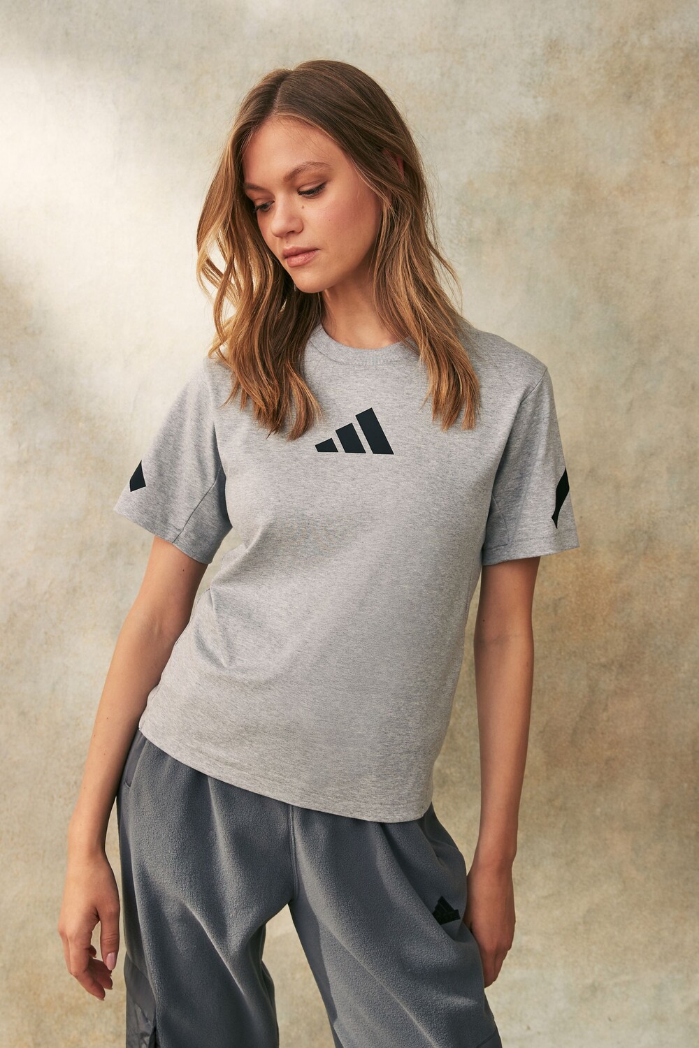 

Футболка ZNE 100% хлопок Adidas, серый