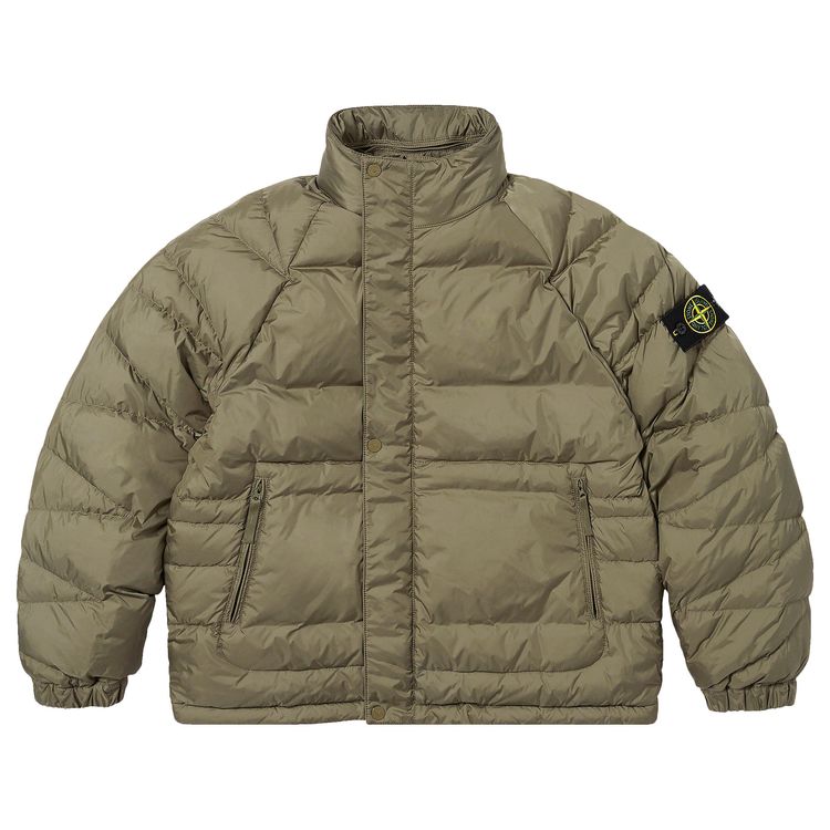 

Куртка Supreme x Stone Island Reversible Down Puffer Jacket 'Olive', зеленый