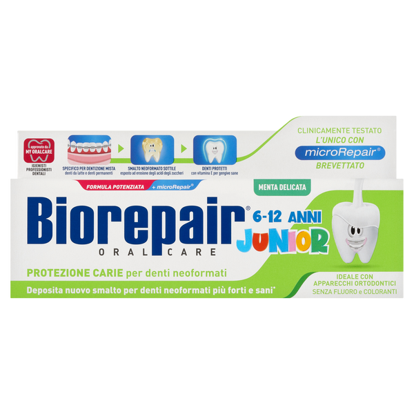 

Зубная паста для детей 6-12 лет, 75 мл. Biorepair Junior
