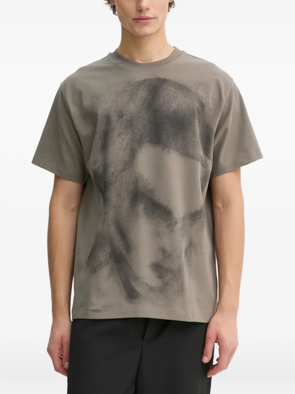 

Футболка с графическим принтом Heliot Emil, серый