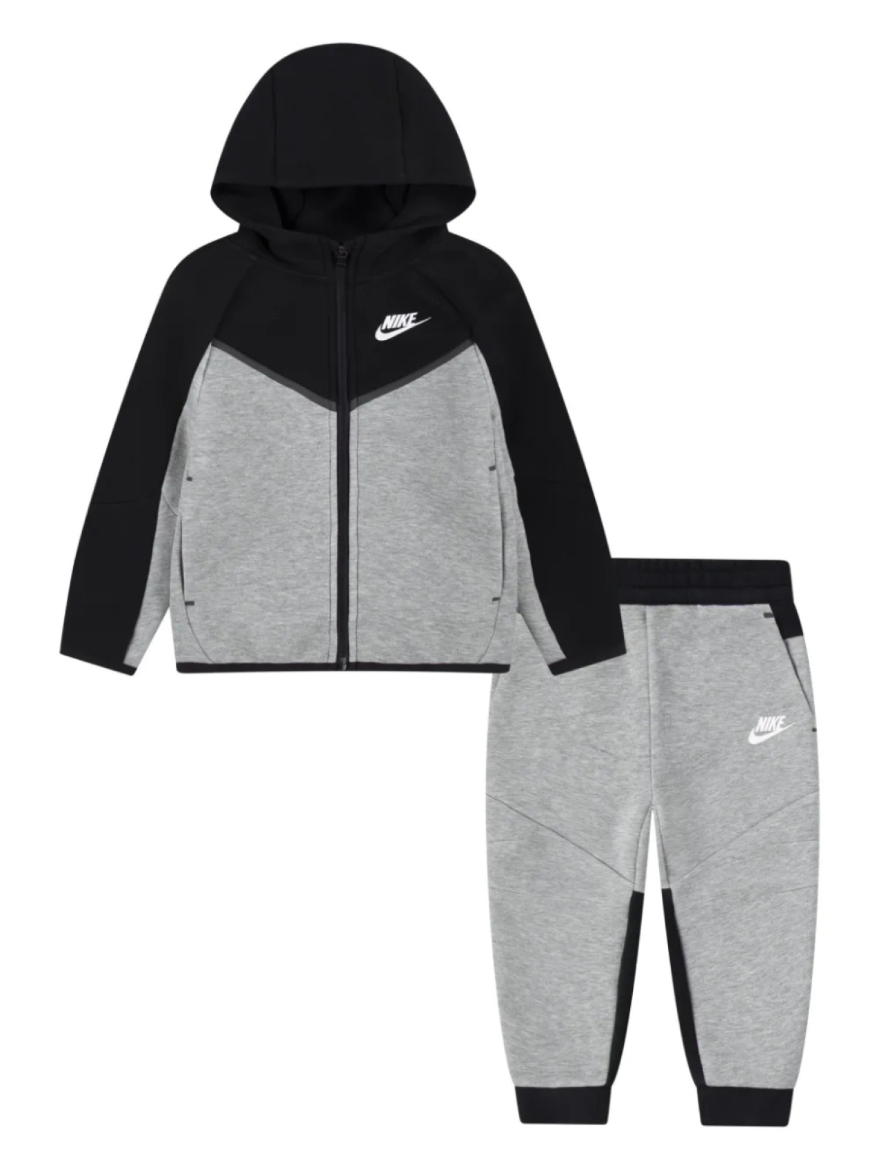 

Детский спортивный костюм с вышитым логотипом Nike Nike Kids, серый