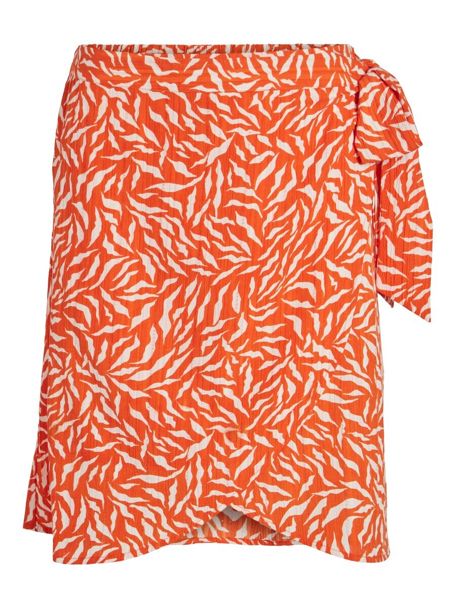 

Юбка VILA Skirt Sille Aria, оранжевый