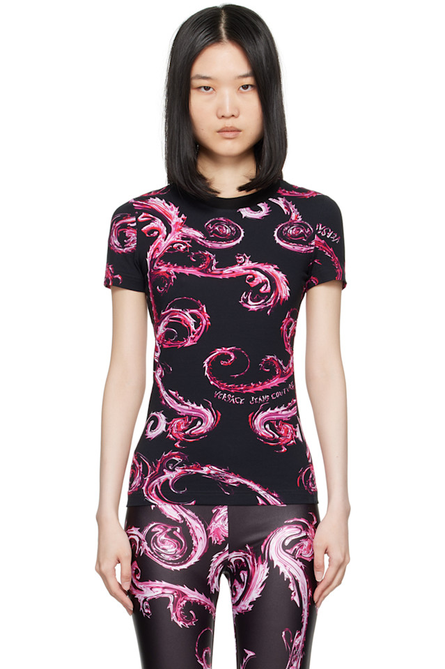 

Хромо кутюр футболка Versace Jeans Couture, мультиколор