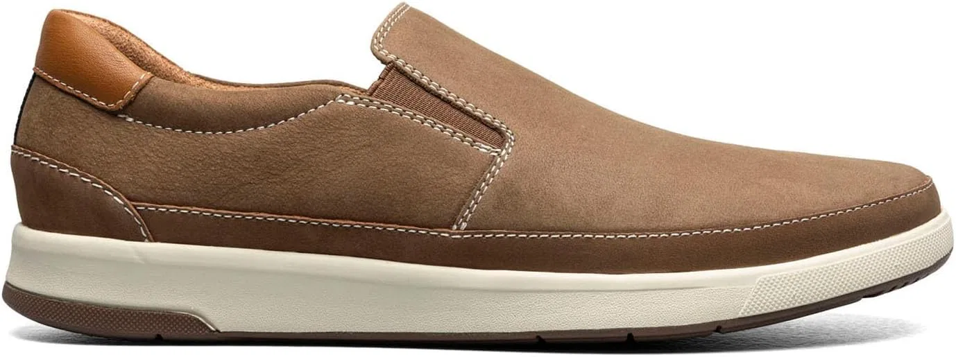 Мужские туфли Florsheim с двойной эластичной вставкой и перекрестными манжетами, Mushroom — фото 2