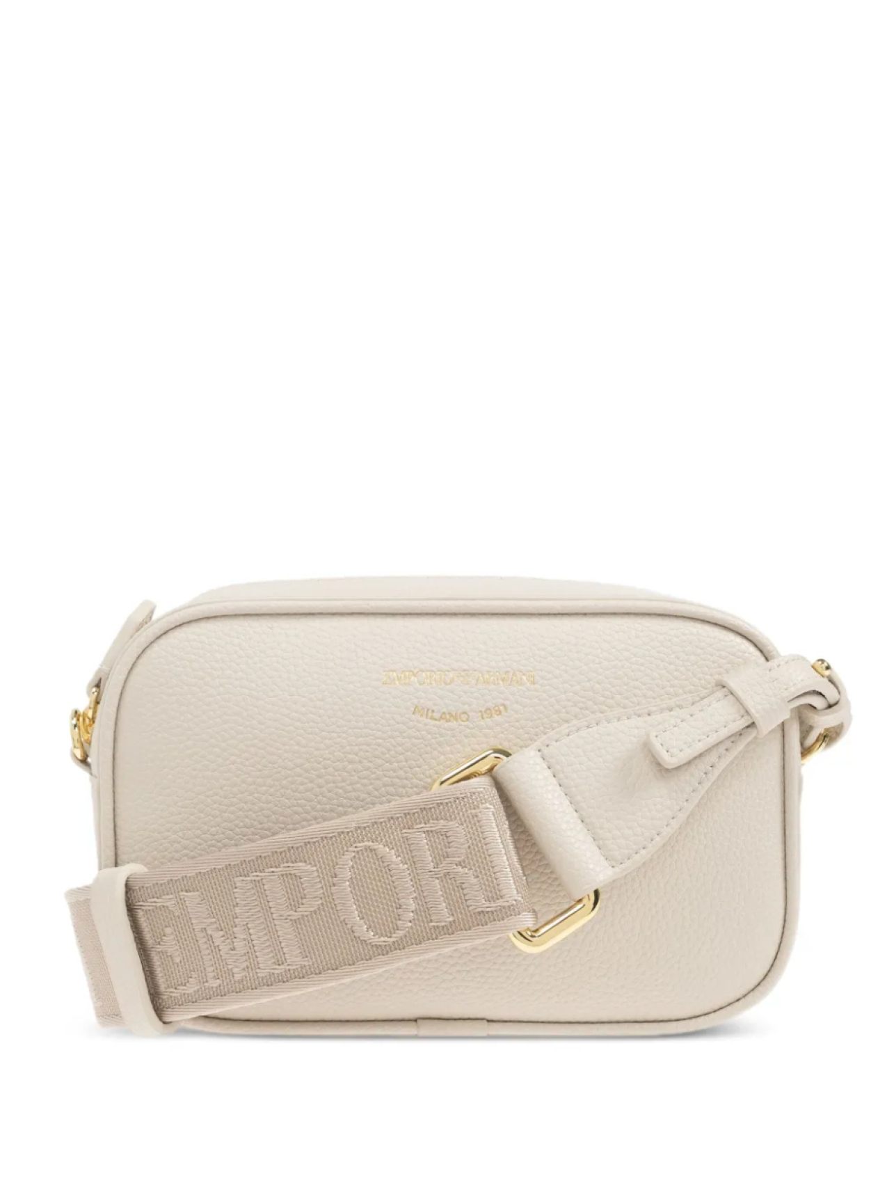 

Сумка через плечо с логотипом Emporio Armani, нейтральный