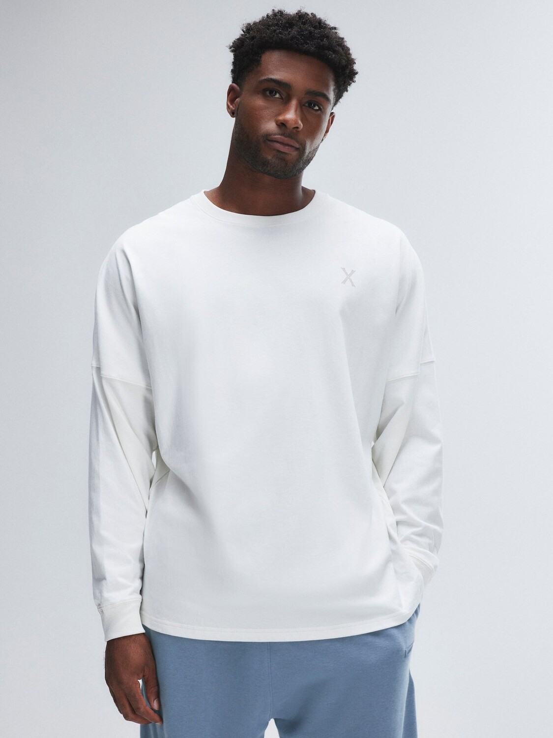 

Футболка Savage X Fenty Jersey Long Sleeve, цвет Hazy White