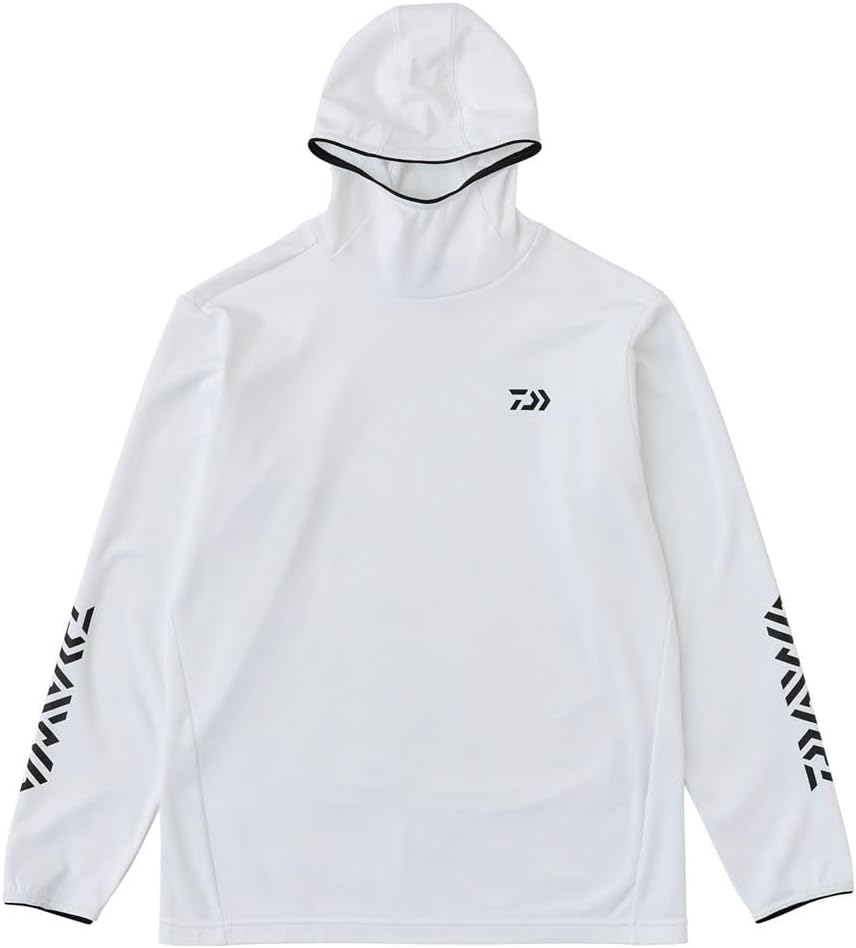 

Толстовка Daiwa Stretch Shirt Hoodie DE-9225, WM-3XL, различные размеры (модель 2024/2025 года), белый
