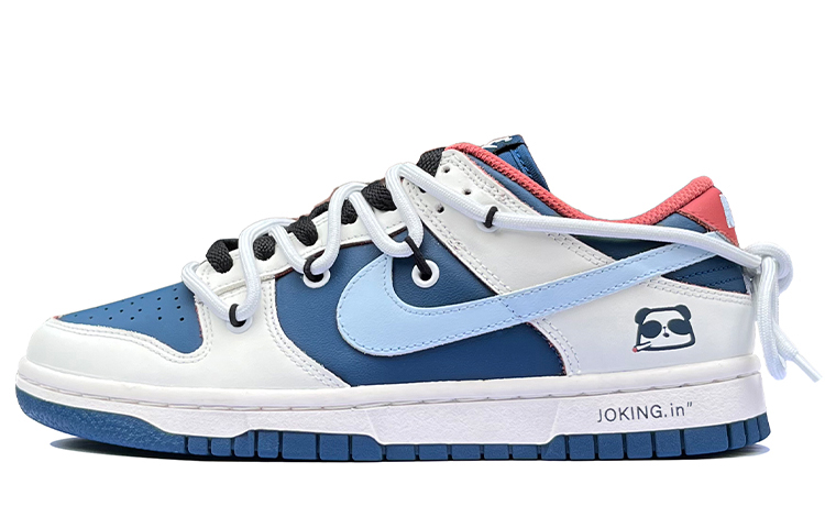 

Кроссовки Nike Dunk Skateboard Shoes Women's Low-Top White Blue