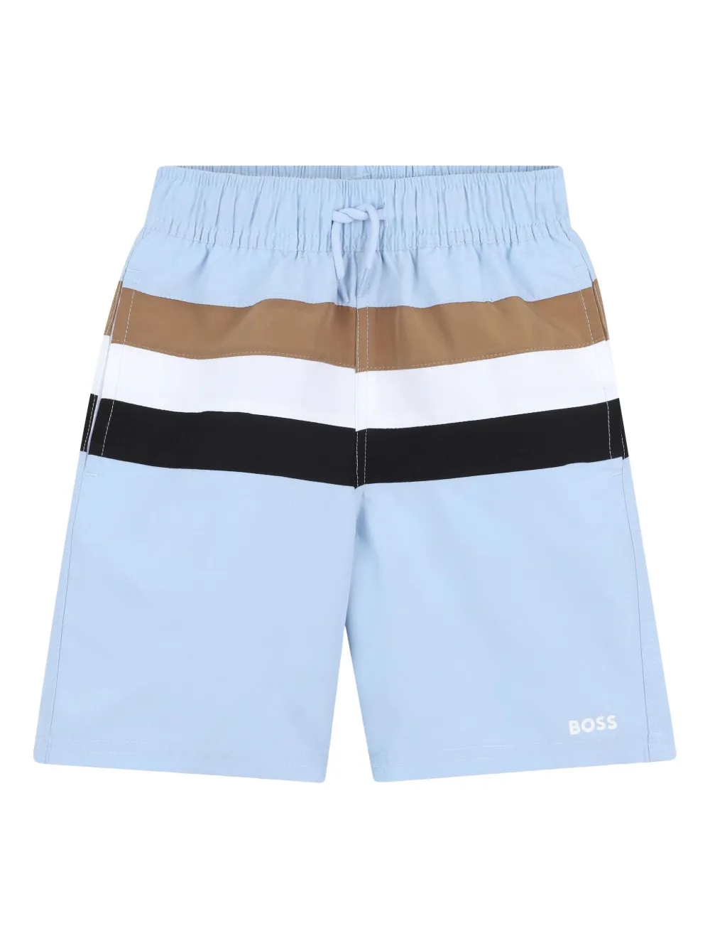

Плавки-шорты в полоску BOSS Kidswear, синий