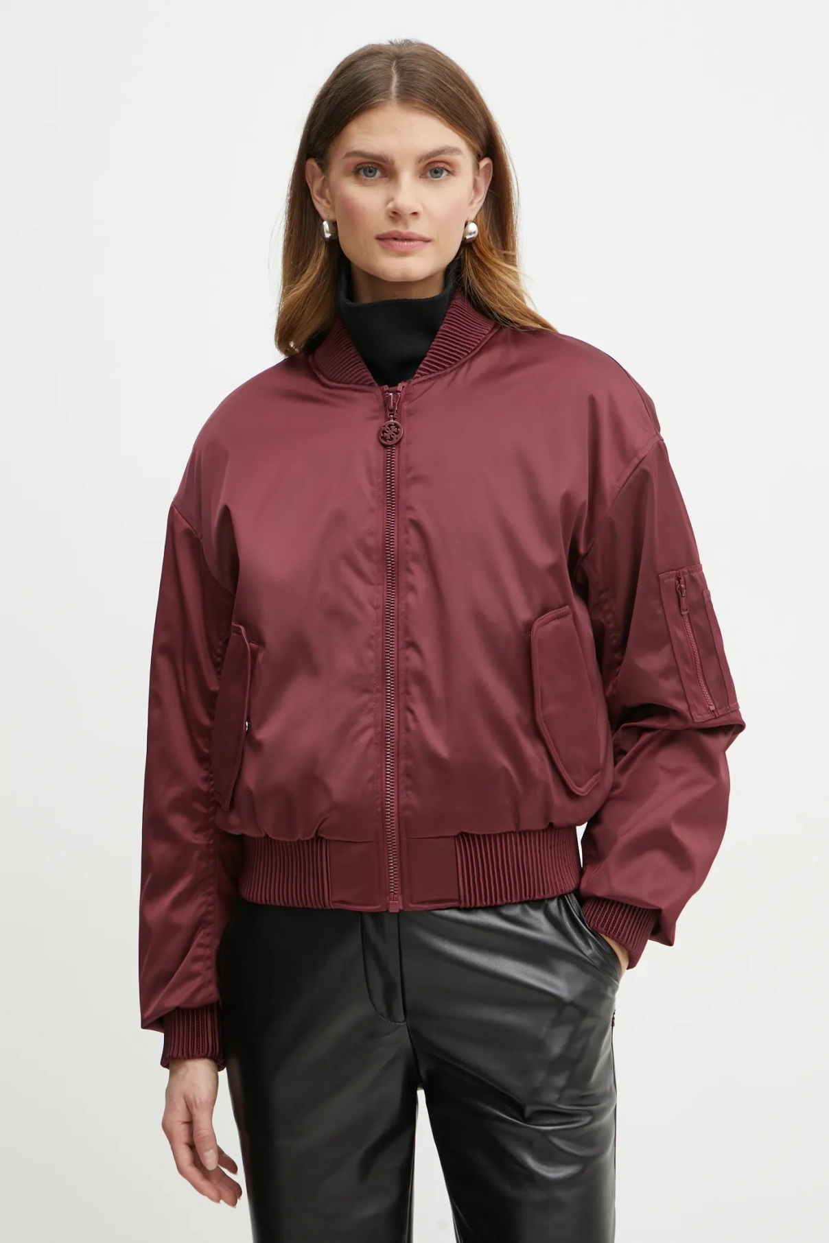 

Куртка-бомбер AURORE Guess, гранатовый