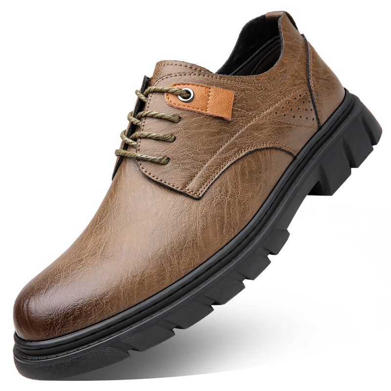 Туфли мужские Men"s Casual Men Mid-Top Egchi, темно-коричневый — фото 4
