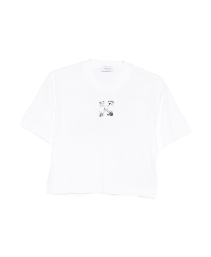 

Хлопковые футболки и поло с логотипом. Off White, белый