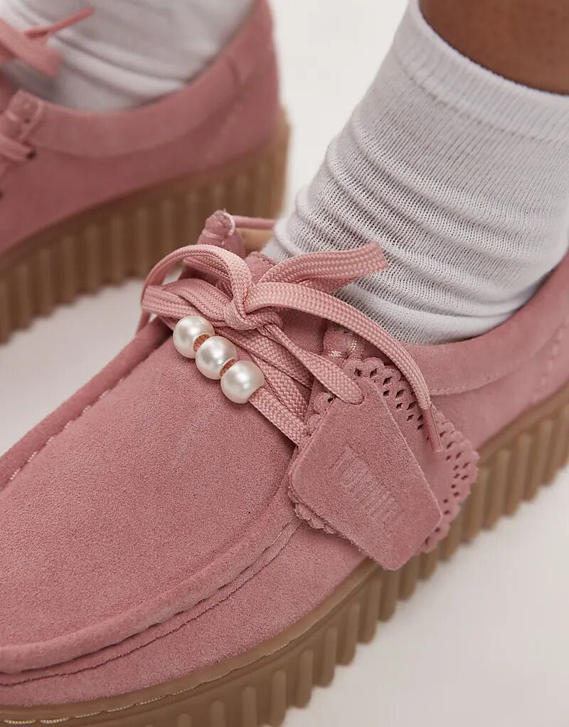 Туфли Clarks Torhill Bee со съемными жемчужинами в цвете пыльной розы — фото 2