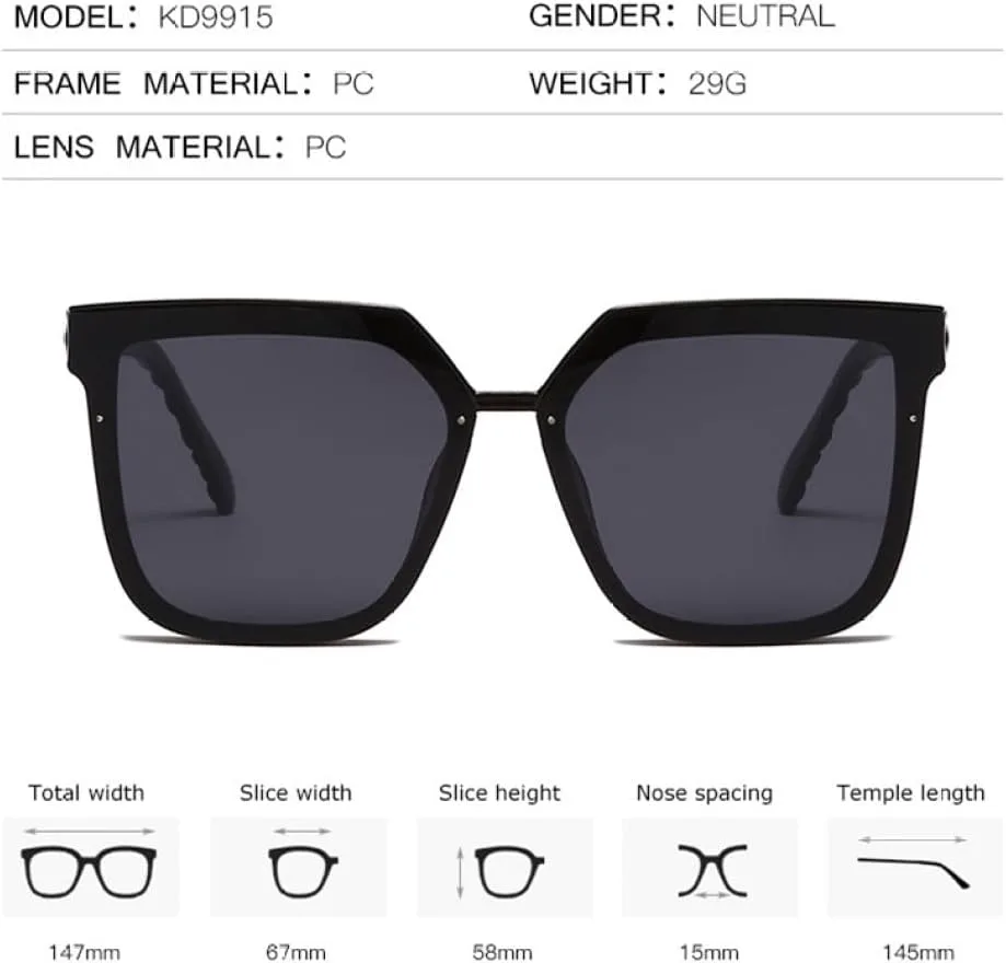 

Классические квадратные солнцезащитные очки 2027 года для мужчин и женщин, с дизайном дужек, в стиле ретро, ​​для вождения, отдыха на природе и путешествий MTZJH, 8