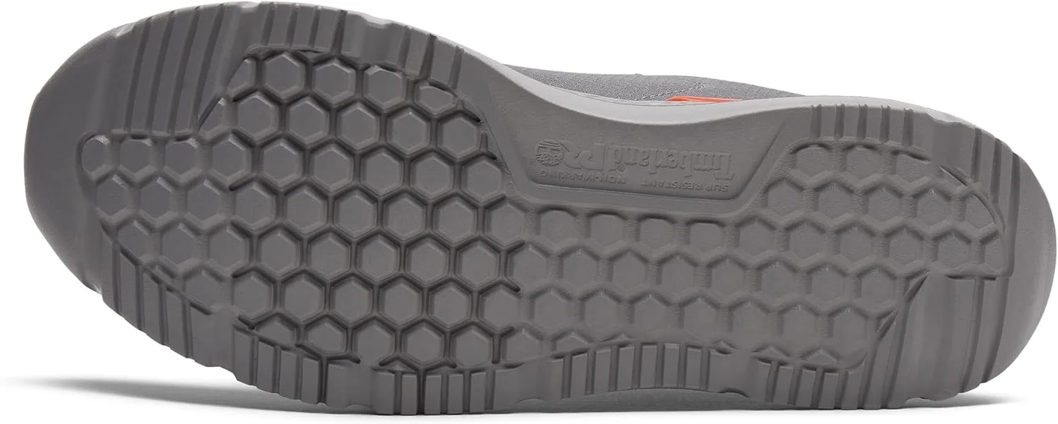 Рабочие ботинки Timberland PRO Мужская промышленная спортивная рабочая обувь со стальным безопасным носком Intercept, красный/серый — фото 4
