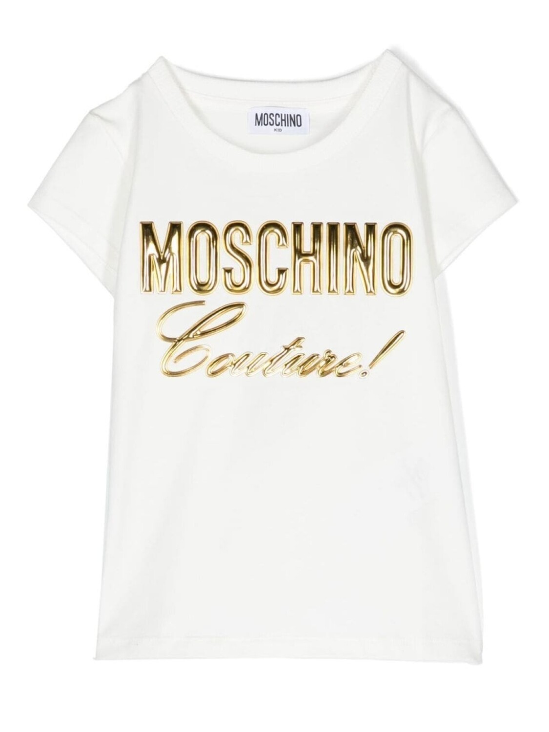 

Футболка с логотипом Moschino Kids, белый