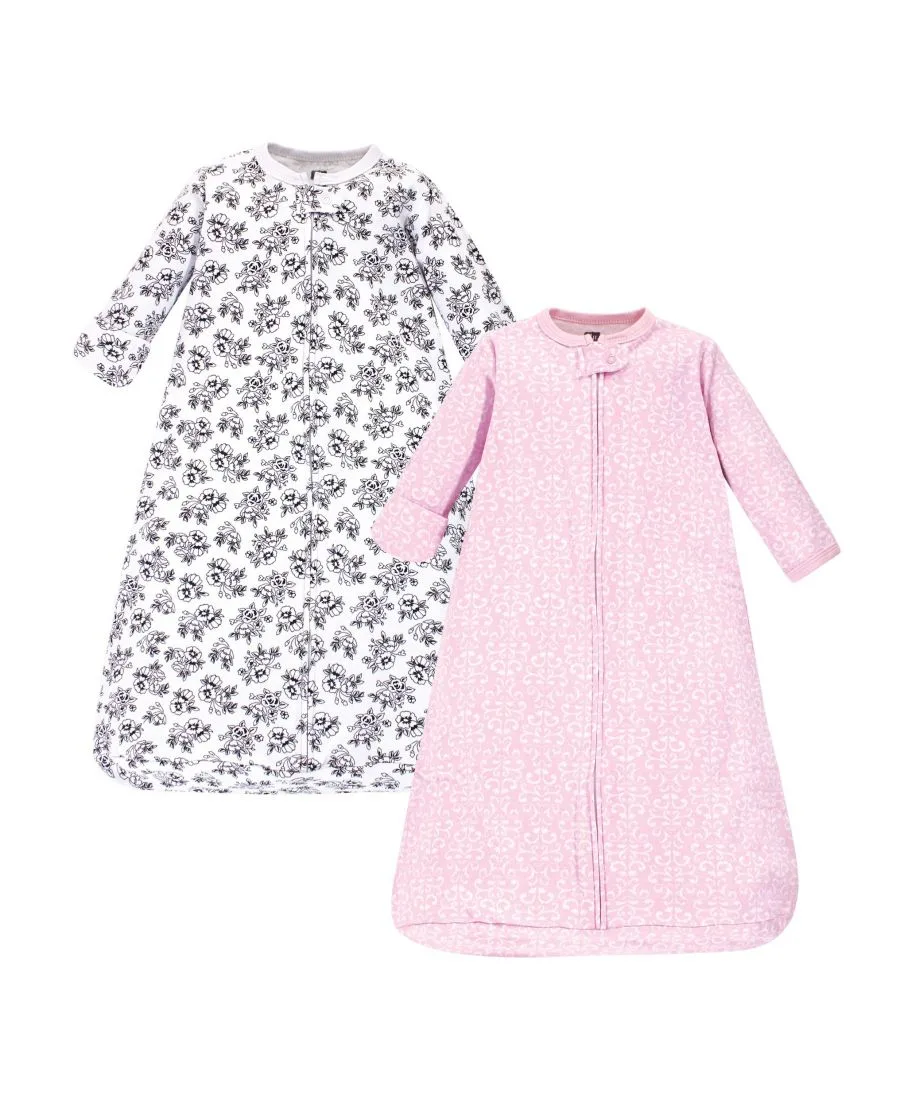 Хлопковый спальный мешок с длинными рукавами Hudson Baby, Toile
