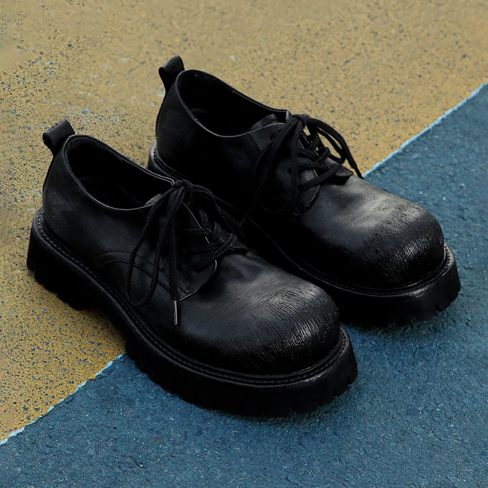 Мужские чёрные дерби Wtrd1150 Schopen Horse Leather от Wetheroad
