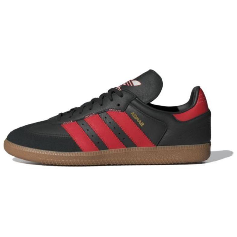 Adidas originals Samba Обувь для скейтбординга унисекс, Black/Red