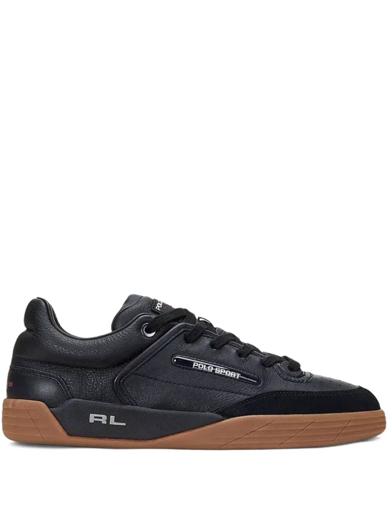 

Кожаные кроссовки Polo Ralph Lauren, черный