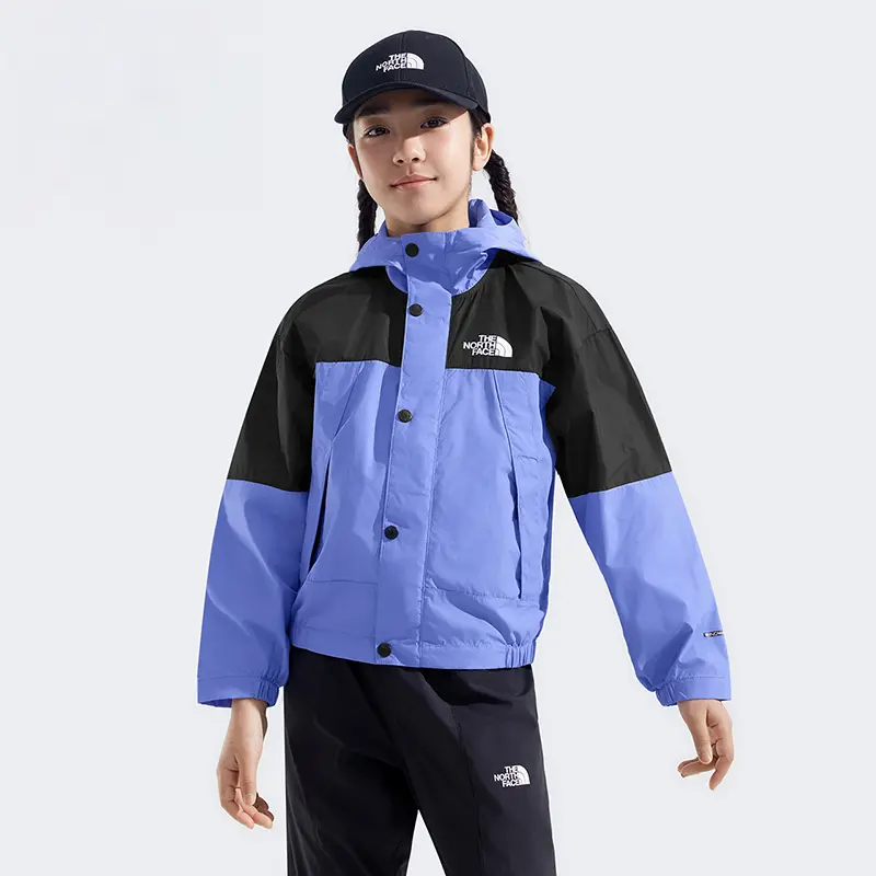 Куртка Mountain SS25 синяя фиолетовая для детей 3-7 лет THE NORTH FACE, синий/фиолетовый — фото 4