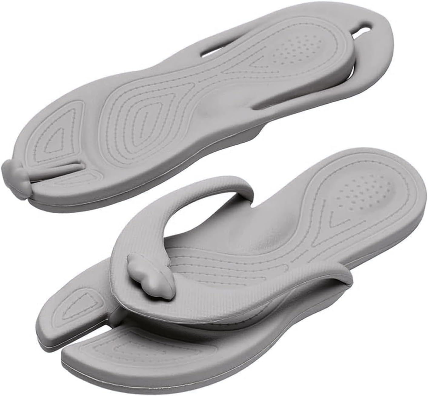 

Сланцы Cebollast для женщин и мужчин, складные портативные тапочки, мягкие, удобные, не скользят, быстро сохнут, для дома, ванной, душа, спа, спортзала, бассейна и пляжа, серый