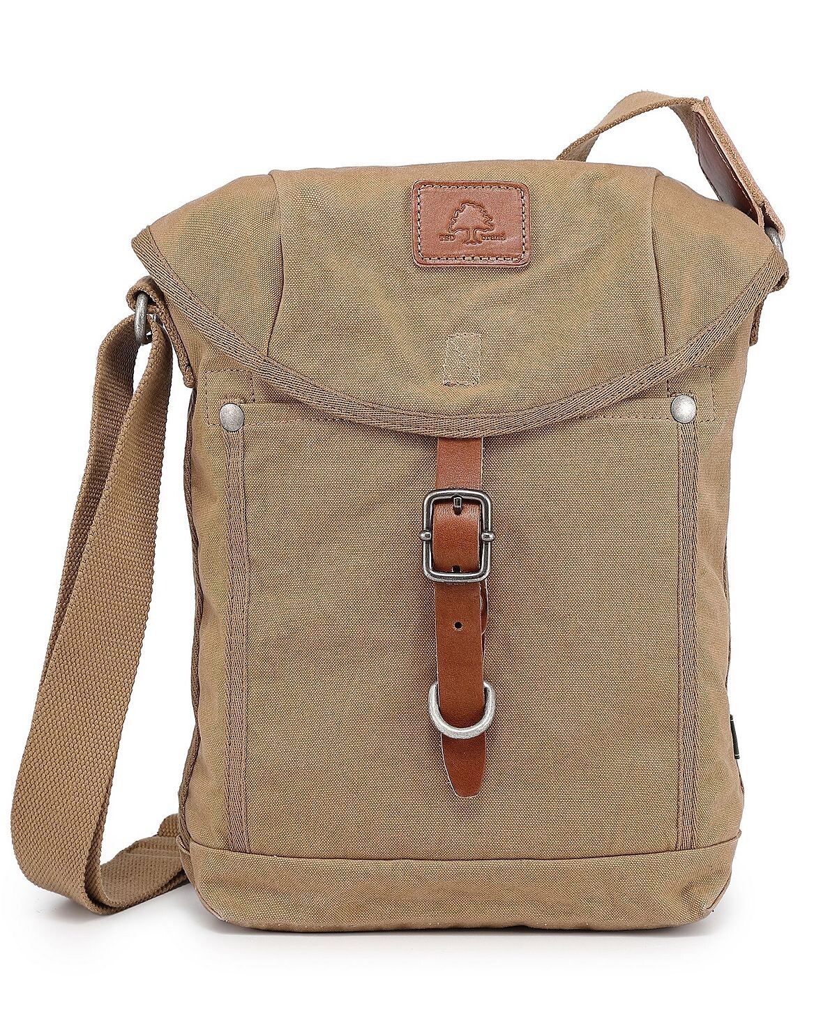 

Сумка через плечо из парусины с клапаном Forest TSD BRAND, хаки