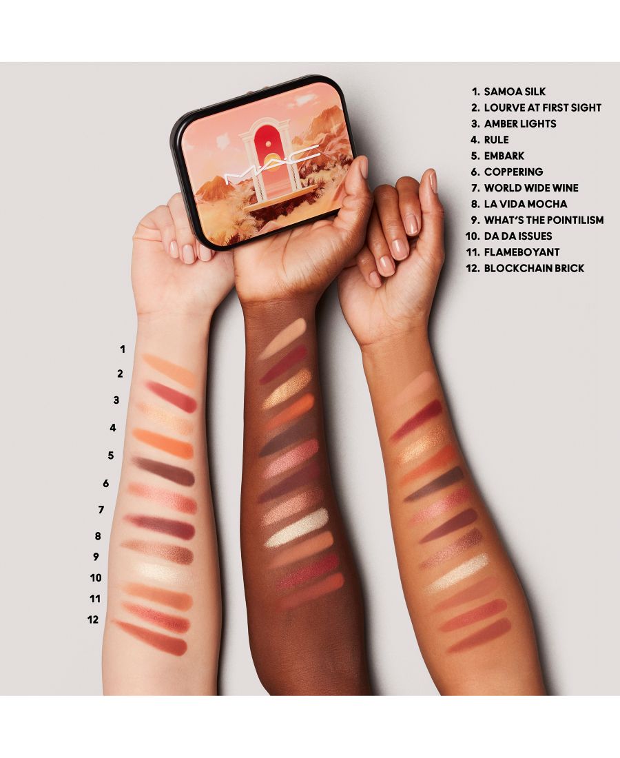 Палитра теней для век Connect In Colour Eye Shadow Palette - Future Flame Mac — фото 4