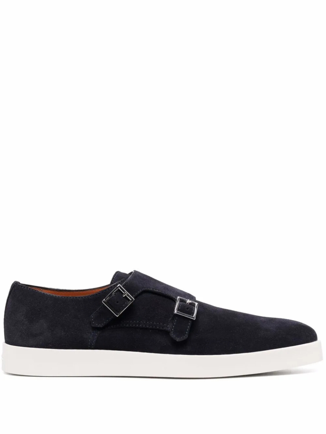 

Santoni туфли монки с пряжками, синий