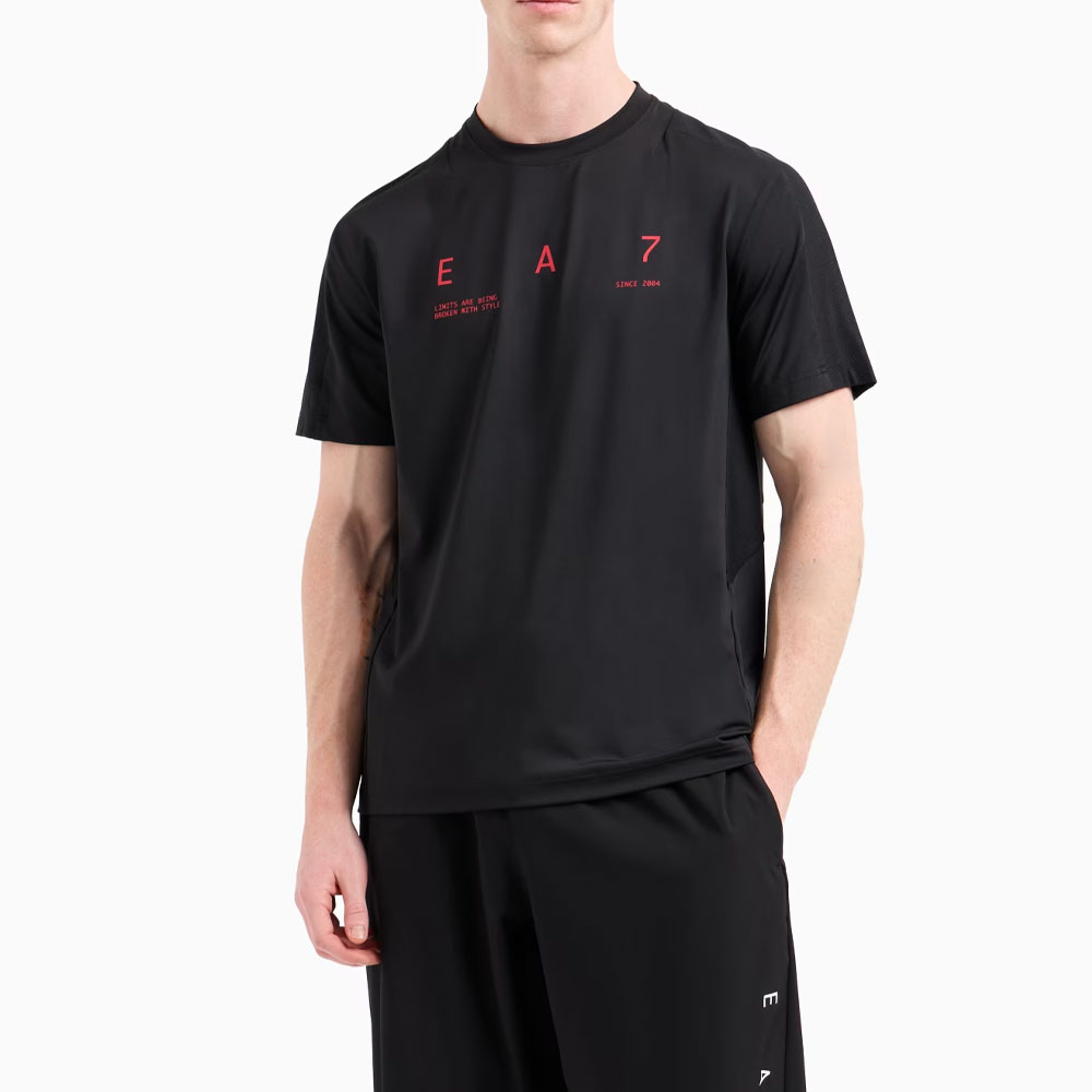Футболка Ea7 Crewneck EMPORIO ARMANI, черный — фото 4
