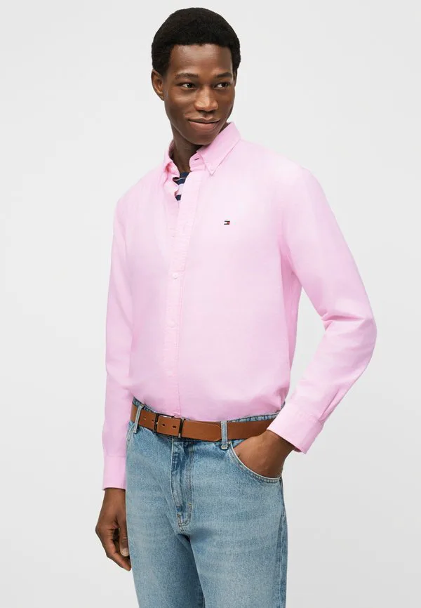 Рубашка-Оксфорд стандартного кроя с воротником на пуговицах. Tommy Hilfiger, Rose Petal — фото 4