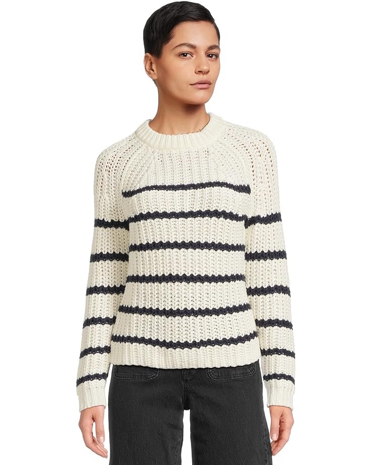 

Свитер Tommy Bahama Zoe Cotton Stripe Crew, цвет Vanilla Ice