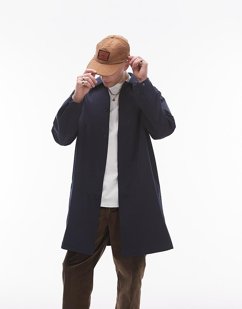 

Темно-синий тренч Topman