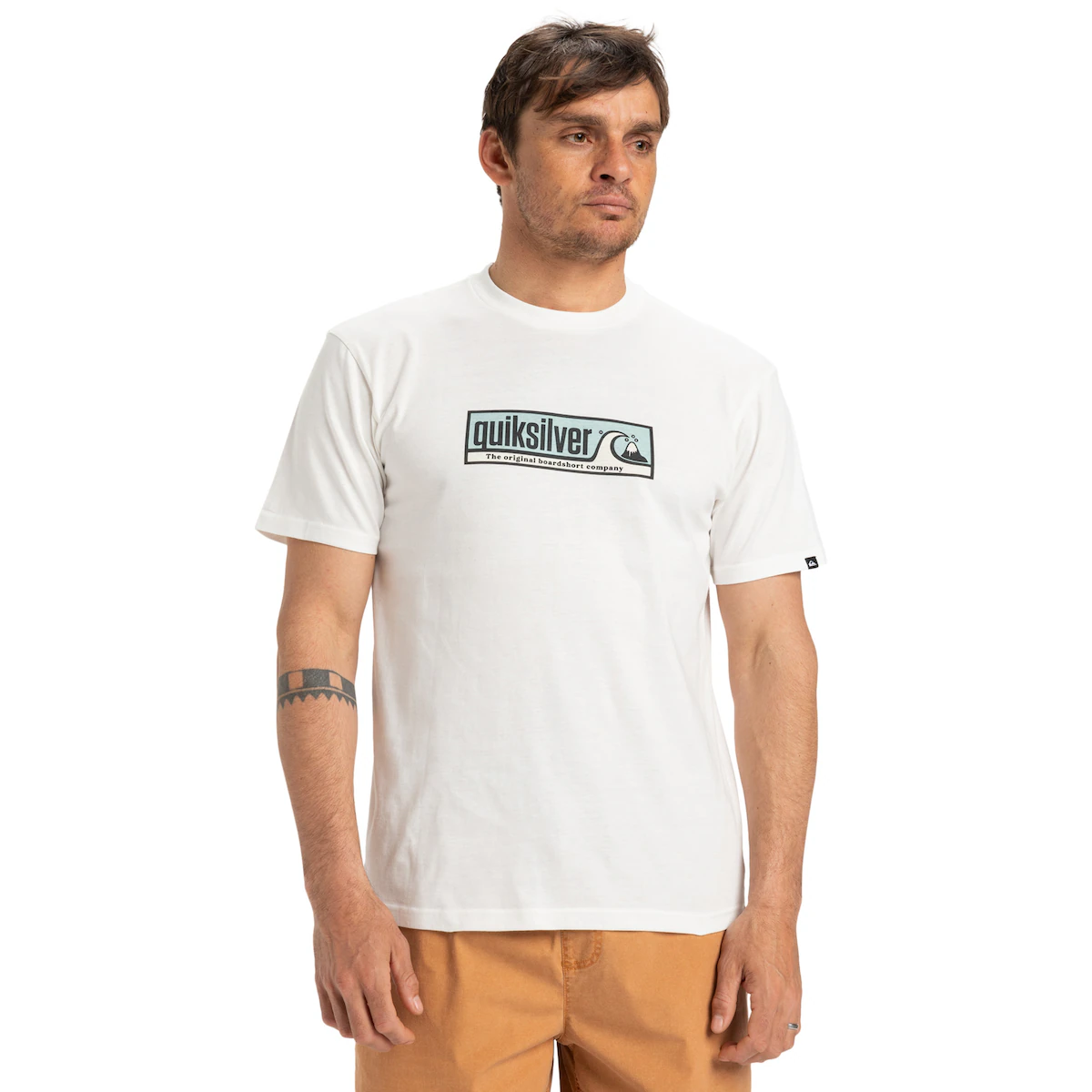 

Мужская футболка Quiksilver Evo Endless, белый
