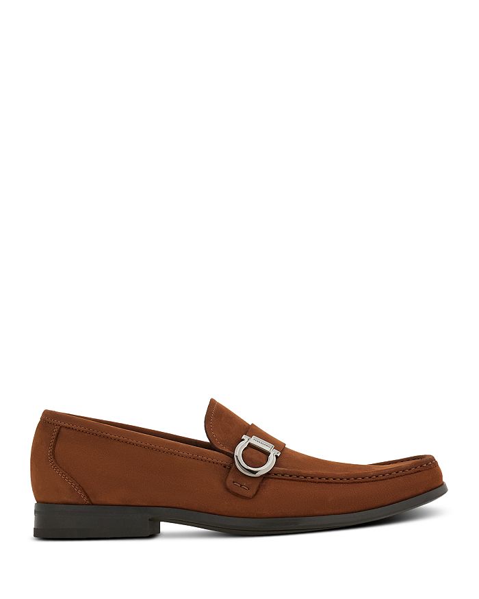 

Мужские мокасины с орнаментом Gancini Ferragamo, коричневый