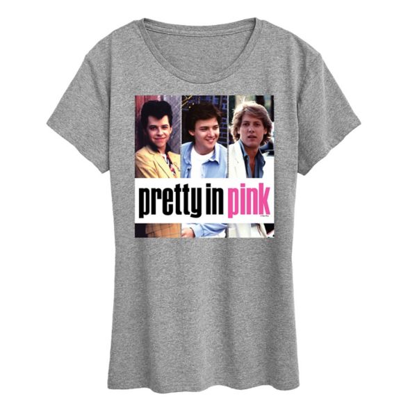 

Женская футболка с принтом "Pretty in pink guys" Licensed Character, серый