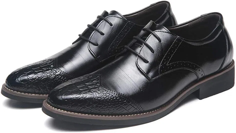 Лоферы мужские кожаные Oxfords Business Slip On, Black Asifn — фото 4