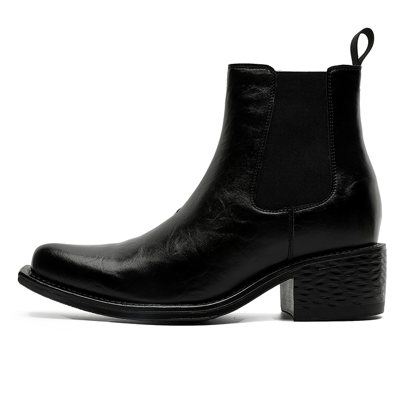 

Ботинки Челси с невидимой высотой 7 см, мужские JETRAM, Black (Hidden Wedge)
