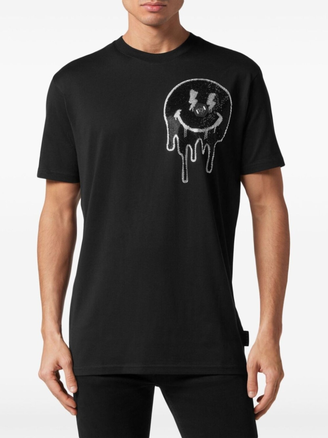 

Футболка Smile со стразами Philipp Plein, черный
