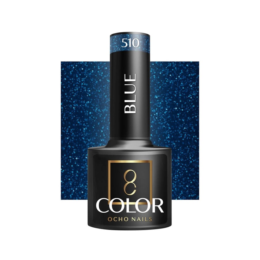 

OCHO NAILS Гибридный лак для ногтей синий 510 -5 г Active Shop