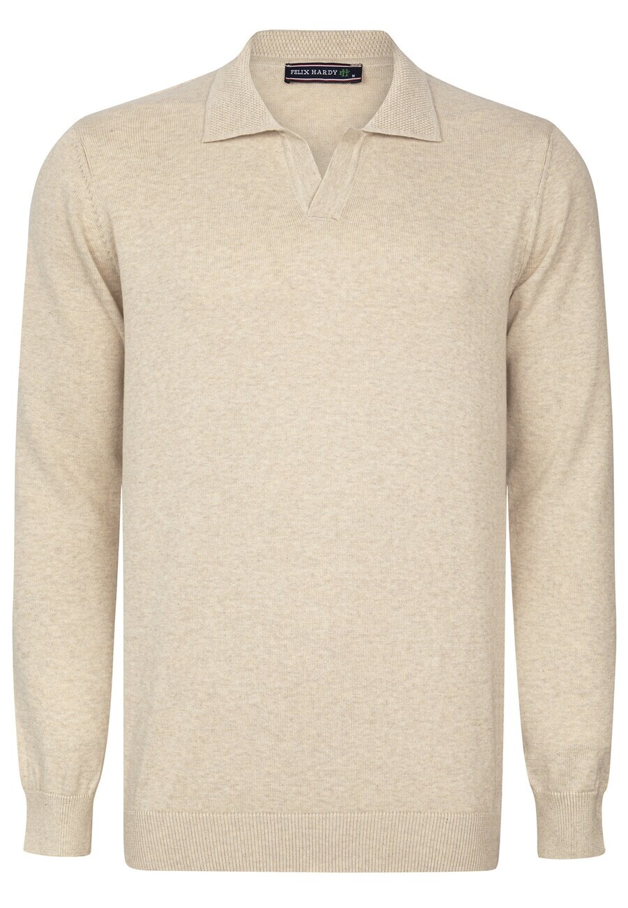 

Свитер с v-образным вырезом Felix Hardy Sweater, бежевый