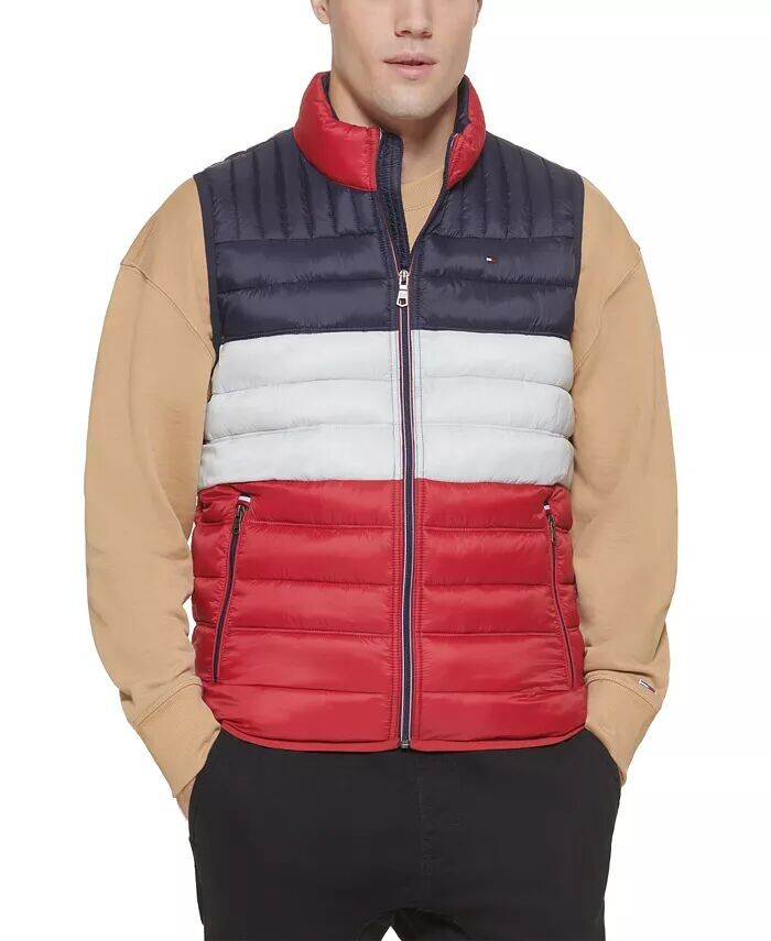 

Мужской стеганый жилет Tommy Hilfiger, синий
