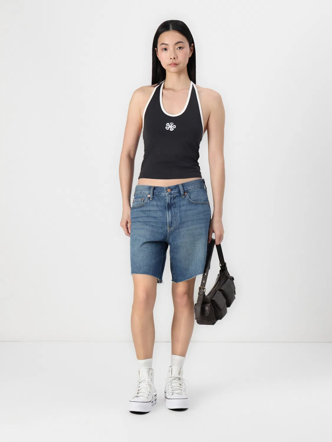 Джинсы Gap свободного кроя, сине-фиолетовый — фото 4