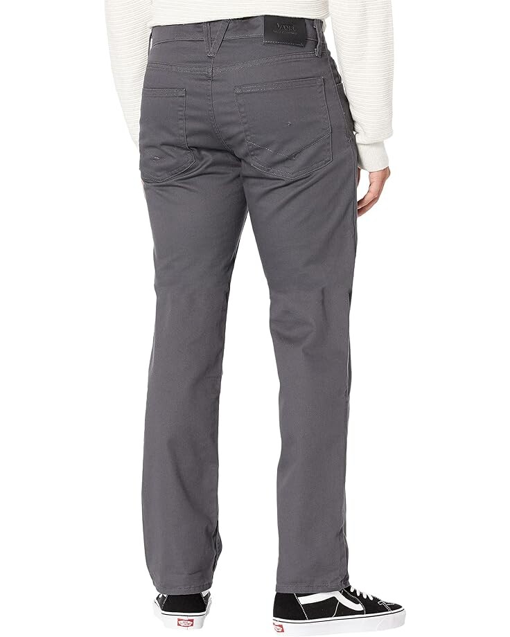 

Брюки Vans Covina Five-Pocket Slim Straight Twill Pants, цвет Asphalt