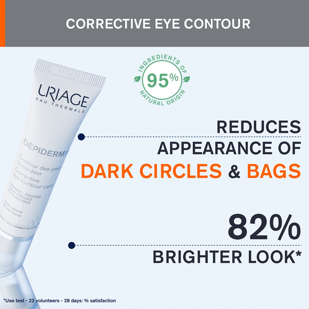 Dépiderm corrective eye contour care корректирующее средство для области вокруг глаз Uriage, 15 мл — фото 4